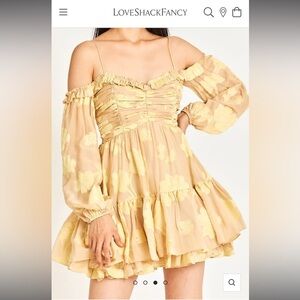LoveShackFancy Zennia Mini Dress